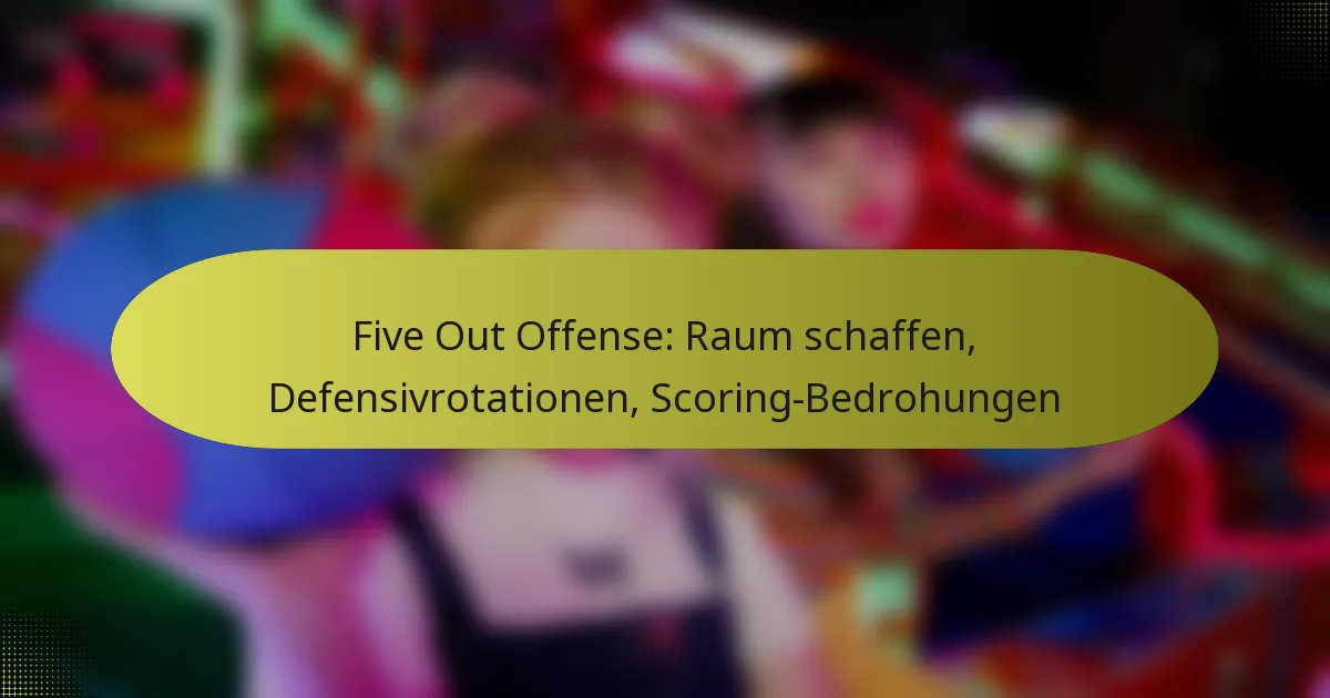 Five Out Offense: Raum schaffen, Defensivrotationen, Scoring-Bedrohungen